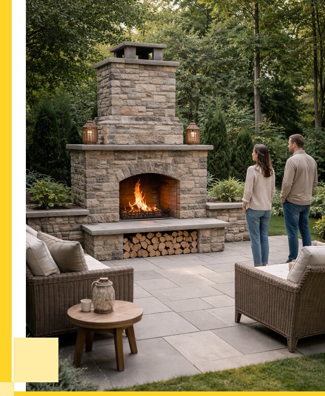 Уличные камины из кирпича в Дзержинске от 152505 р. | ЭриданДзр