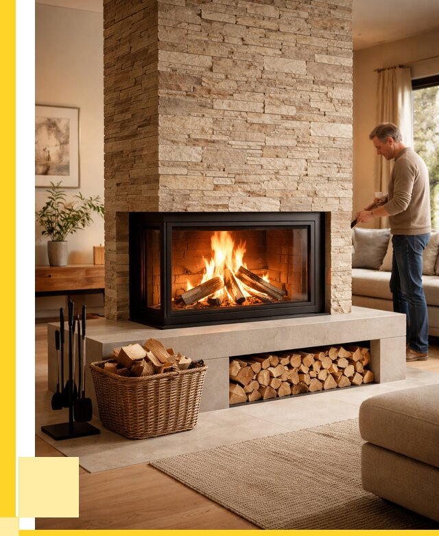 Дровяной камин под ключ в Дзержинске от 203340 р. | ЭриданДзр