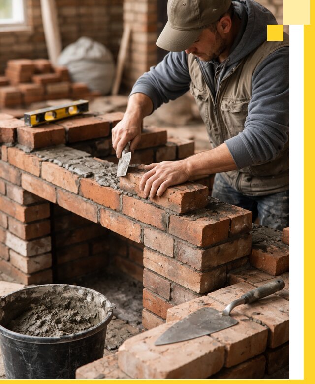 Кладка каминов под ключ в Дзержинске профессиональная отделка и монтаж