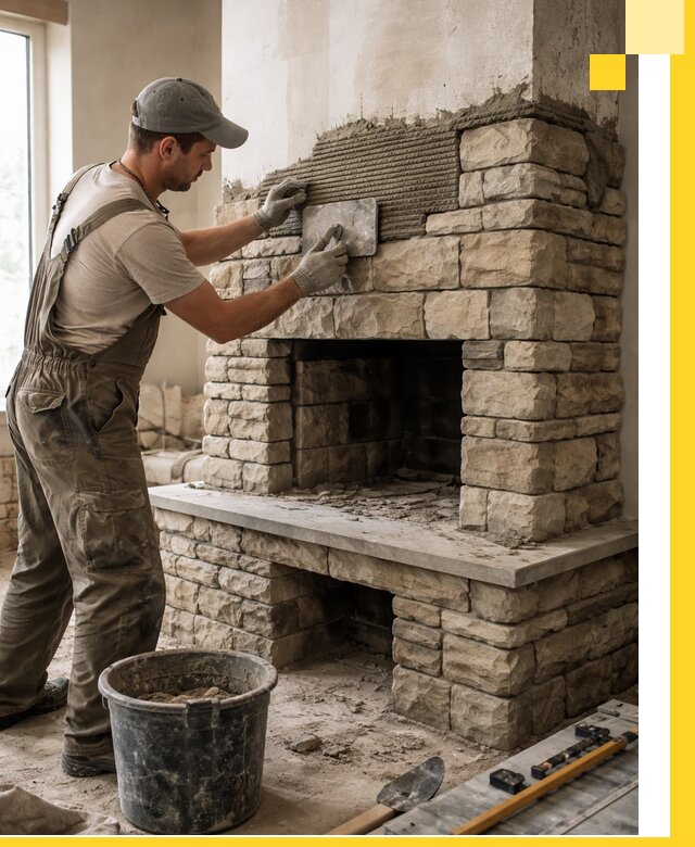 Строительство каминов под ключ в Дзержинске от проектирования до монтажа