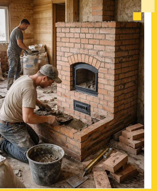 Профессиональное строительство печей в Дзержинске под ключ