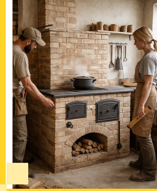 Варочно отопительные печи в Дзержинске от 91503 р. | ЭриданДзр