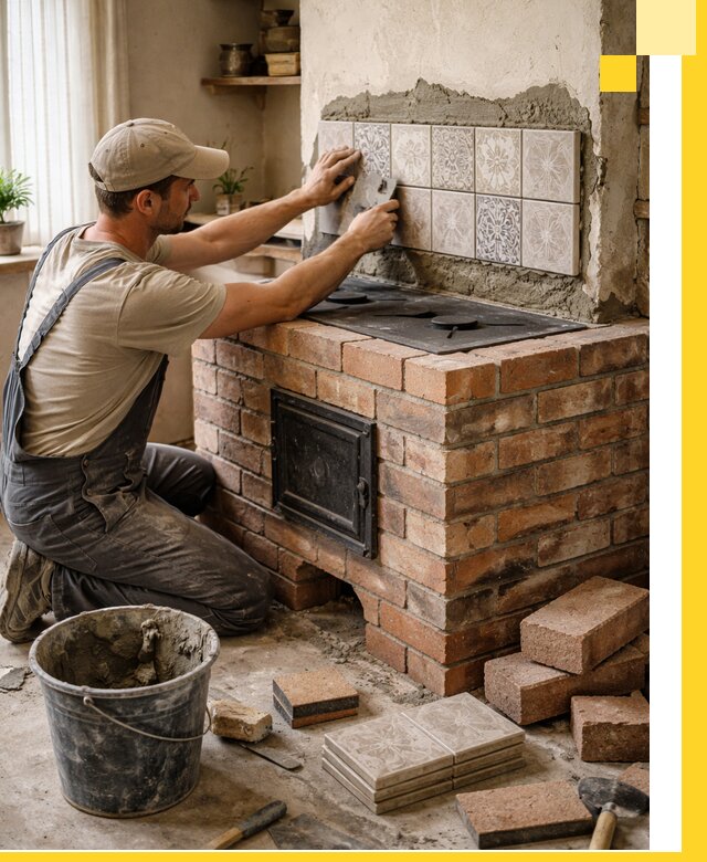 Печи с плитой на заказ монтаж гарантия и сервис в Дзержинске