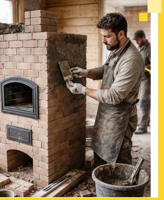 Изготовление и установка печей-шведок под ключ в Дзержинске