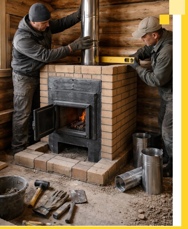 Проектирование, изготовление и установка банных печей в Дзержинске