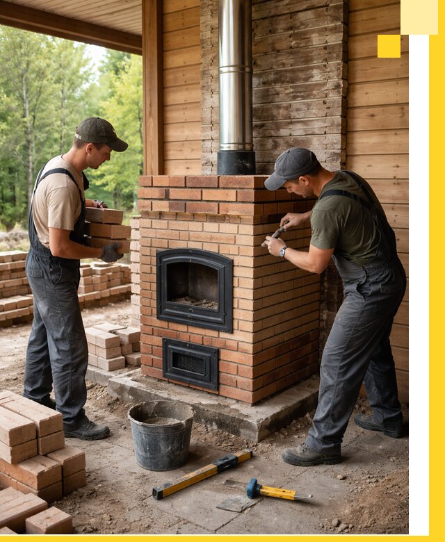 Производство и установка дачных печей под ключ в Дзержинске