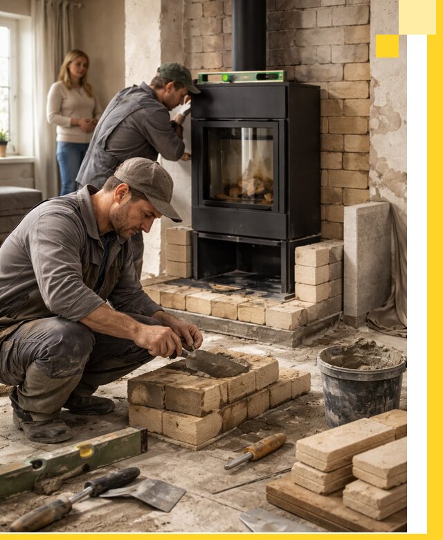 Печи и камины под ключ: проект, установка в Дзержинске