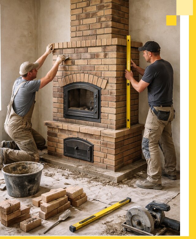 Продажа и установка печей и каминов для дома под ключ в Дзержинске