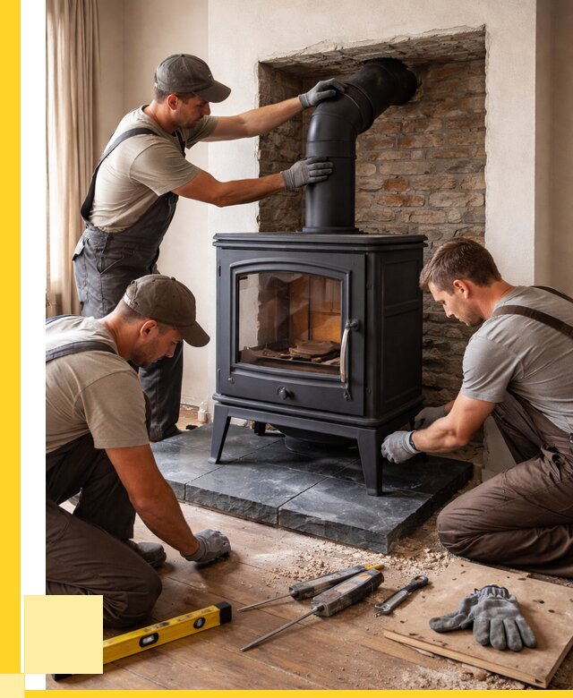 Монтаж печи камина в частном доме в Дзержинске от 25418 р. | ЭриданДзр