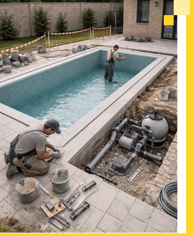 Строительство бассейнов под ключ в Дзержинске: проекты и монтаж