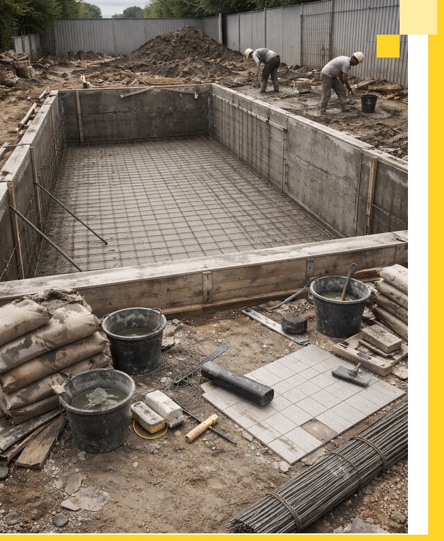 Строительство бассейнов под ключ в Дзержинске, дизайн и монтаж