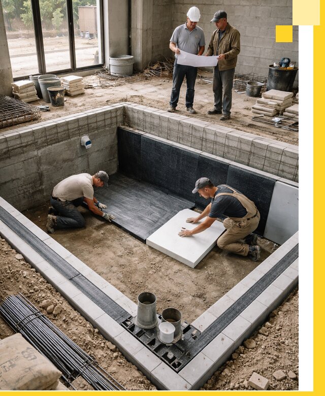 Проекты частных и общественных бассейнов под ключ в Дзержинске