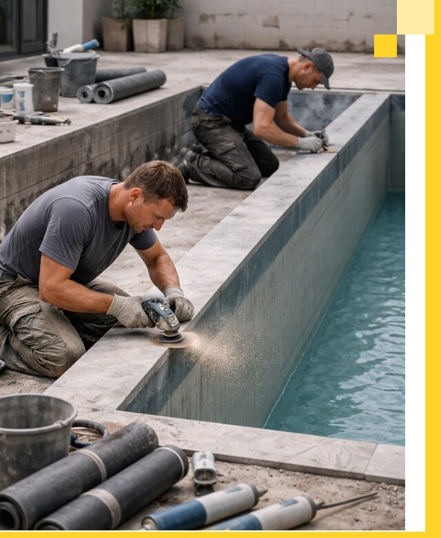 Профессиональный ремонт бассейнов под ключ в Дзержинске