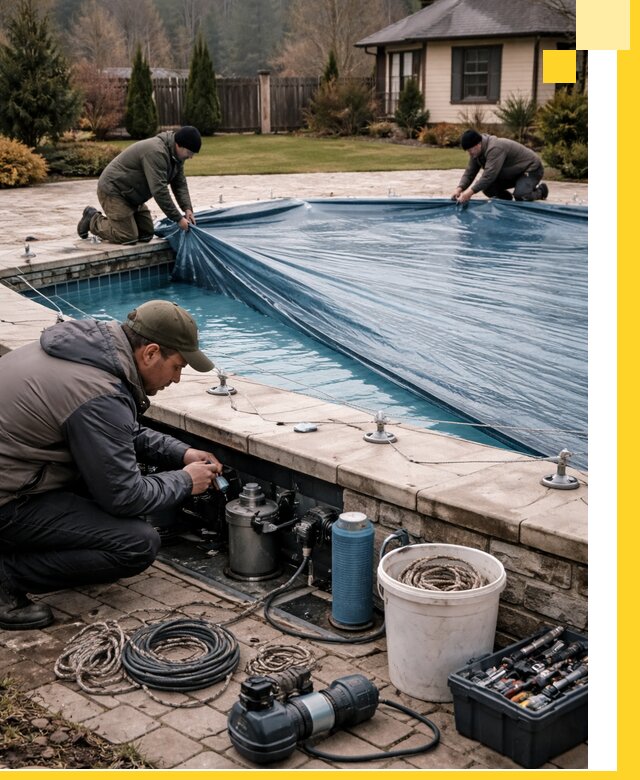 Консервация бассейнов в Дзержинске: подготовка к длительному хранению