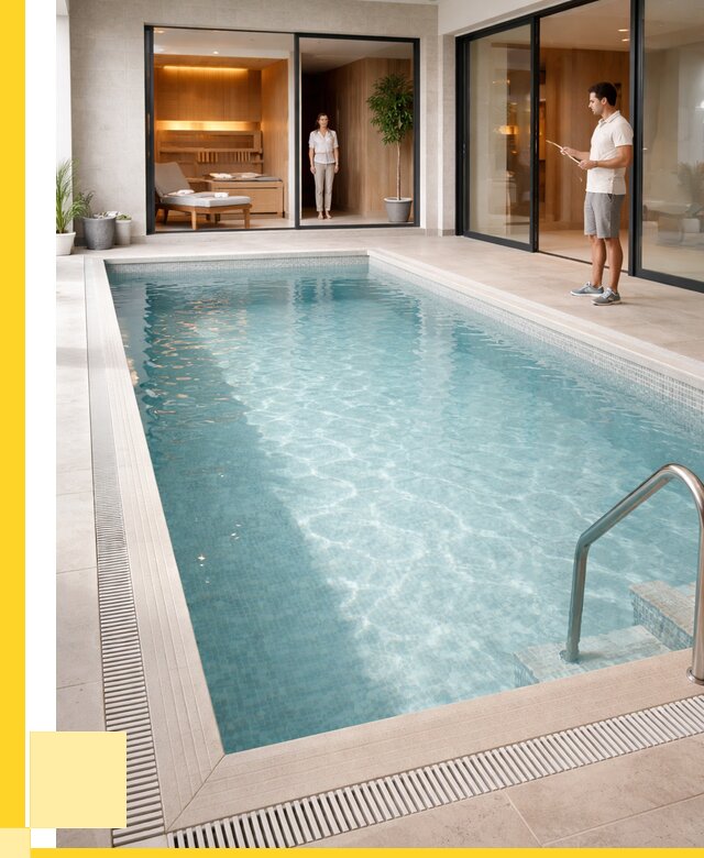 Отделка бассейна пленкой ПВХ в Дзержинске от 3558 р. - ЭриданДзр