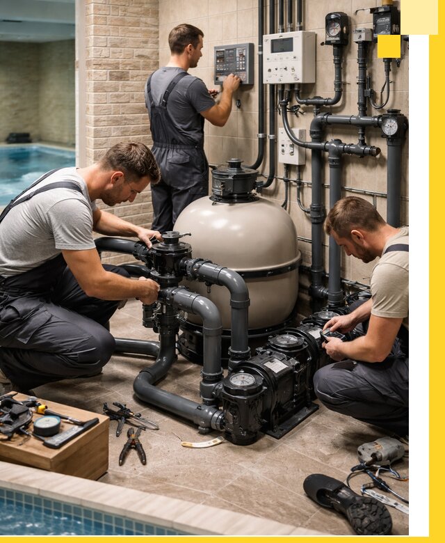 Комплексное оборудование для бассейнов под ключ в Дзержинске