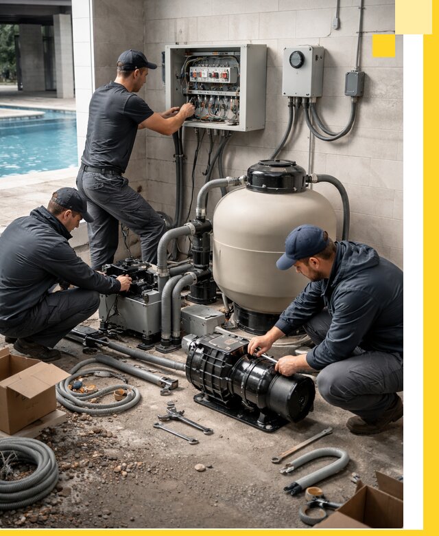 Профессиональный монтаж оборудования для бассейнов в Дзержинске