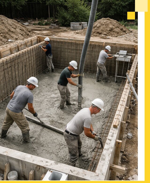 Строительство бетонных бассейнов под ключ в Дзержинске