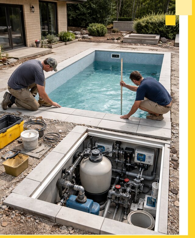 Строительство качественных домашних бассейнов под ключ в Дзержинске