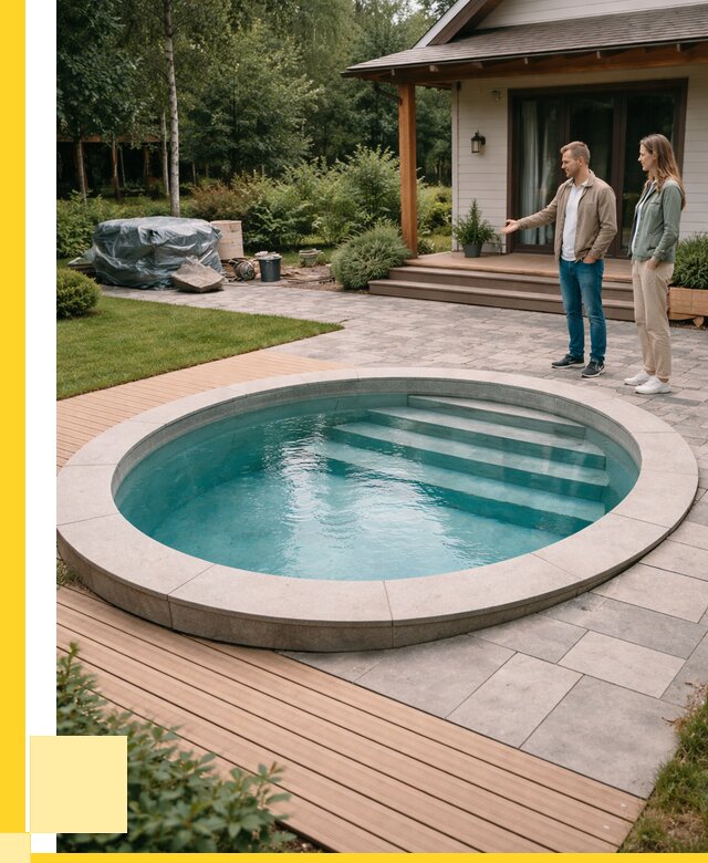 Бассейн на даче под ключ в Дзержинске от 203340 р., ЭриданДзр