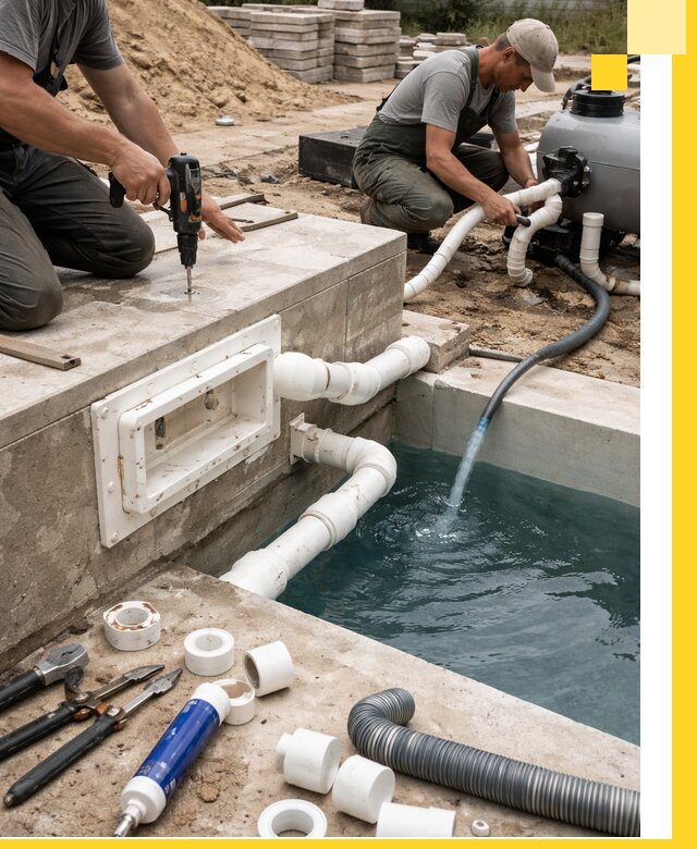 Строительство скиммерных бассейнов под ключ в Дзержинске