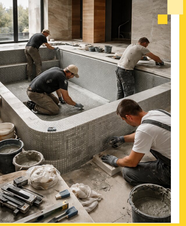 Строительство и установка СПА бассейнов под ключ в Дзержинске