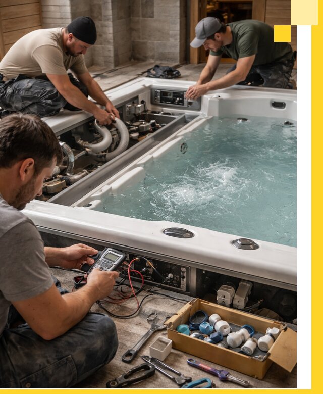 Гидромассажные бассейны под ключ в Дзержинске, дизайн и монтаж