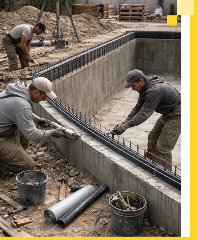 Качественный монтаж чаши бассейна в Дзержинске под ключ с гарантией