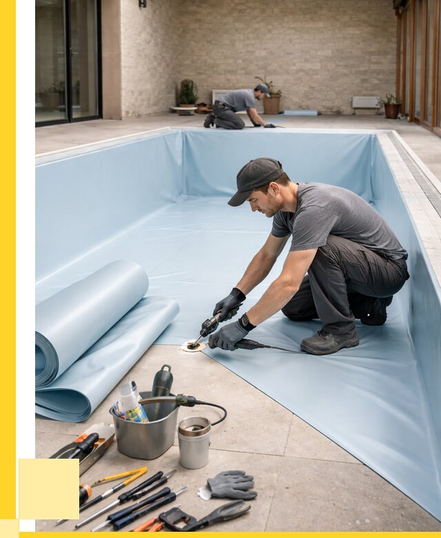 Пленка ПВХ для бассейнов в Дзержинске от 2542 р. | ЭриданДзр