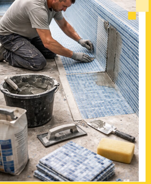 Укладка и ремонт мозаики для бассейнов под ключ в Дзержинске