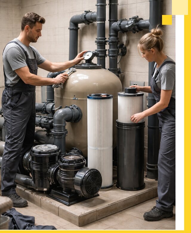 Фильтры и системы фильтрации для бассейнов в Дзержинске