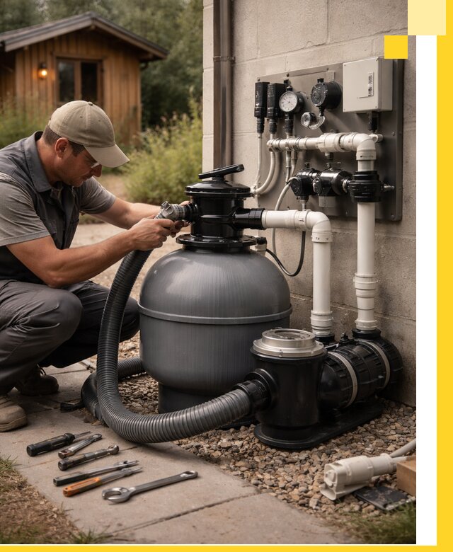 Продажа и монтаж фильтров и насосов для бассейнов в Дзержинске