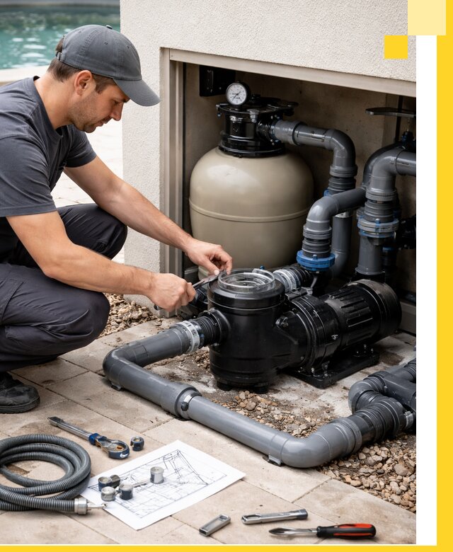 Поставка, монтаж и сервис насосов для бассейнов в Дзержинске