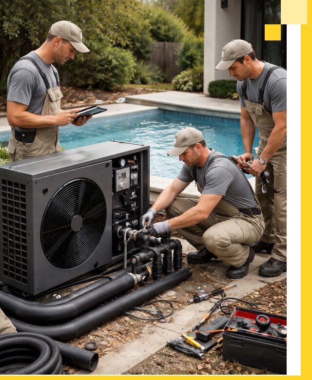 Проектирование и установка тепловых насосов для бассейнов в Дзержинске