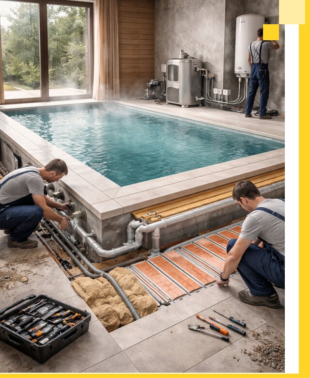 Проектирование и строительство тёплых бассейнов в Дзержинске