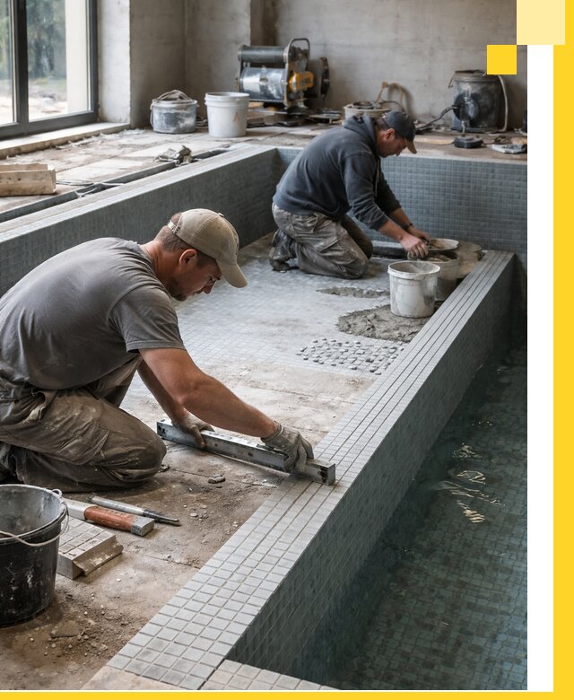 Строительство бассейна в частном доме в Дзержинске под ключ