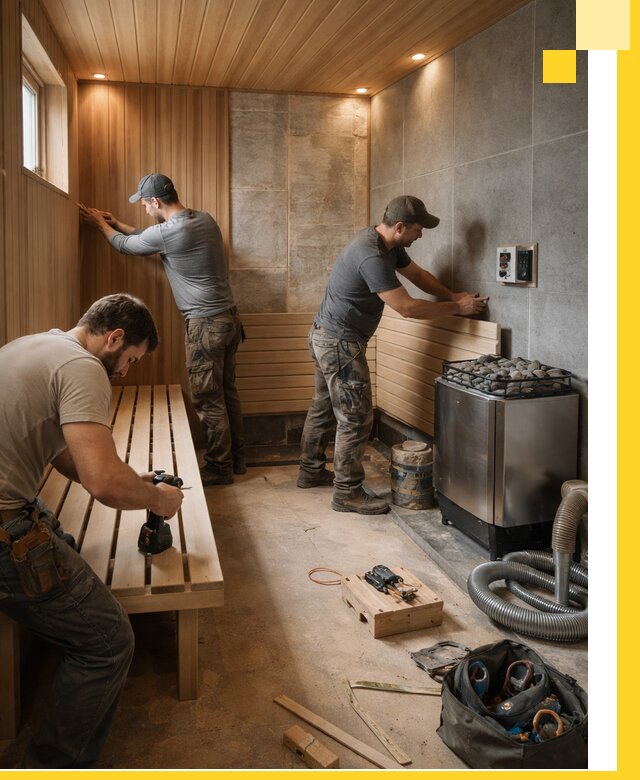 Сауны под ключ в Дзержинске, проектирование, строительство, отделка