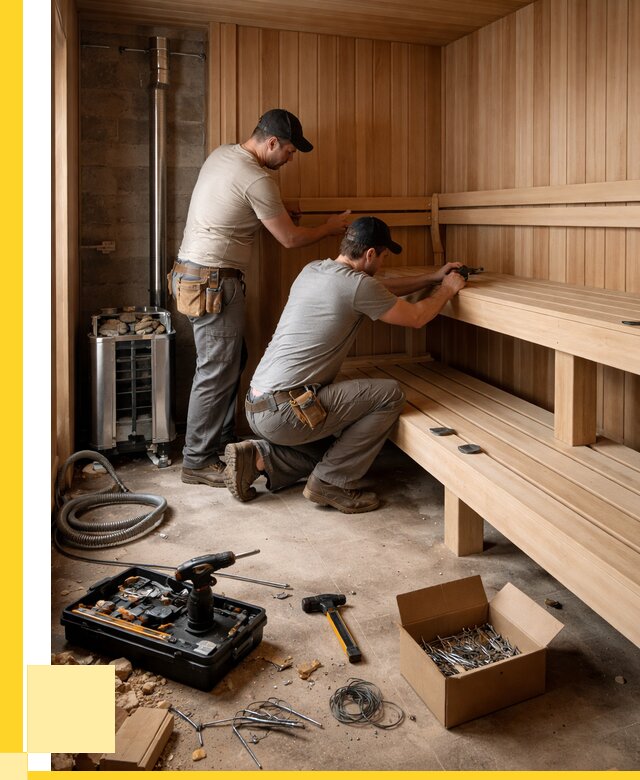 Монтаж саун под ключ в Дзержинске от 122004 р. | ЭриданДзр