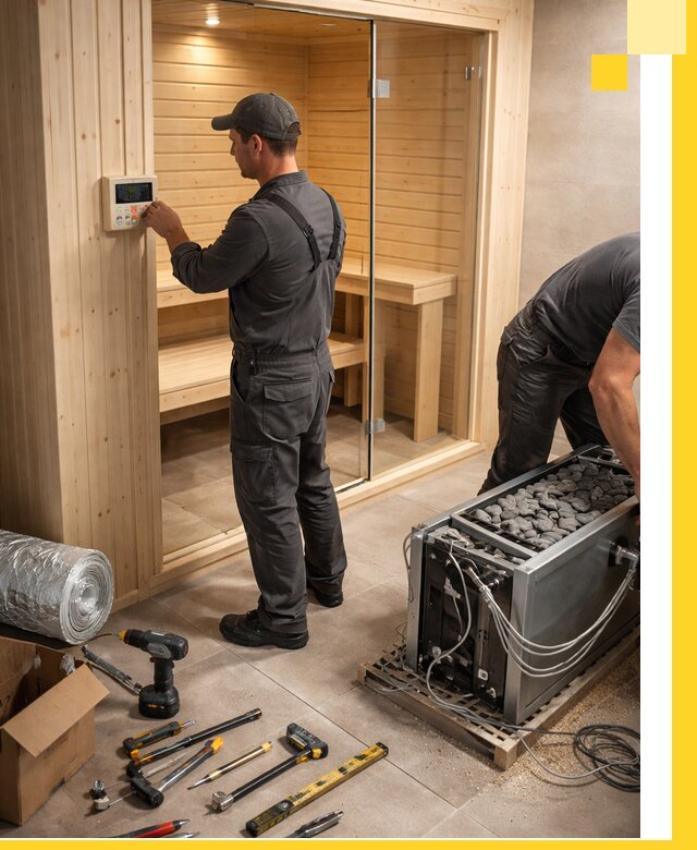 Поставка, установка и монтаж электрических саун в Дзержинске