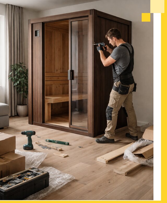 Установка и производство мини саун под ключ в Дзержинске