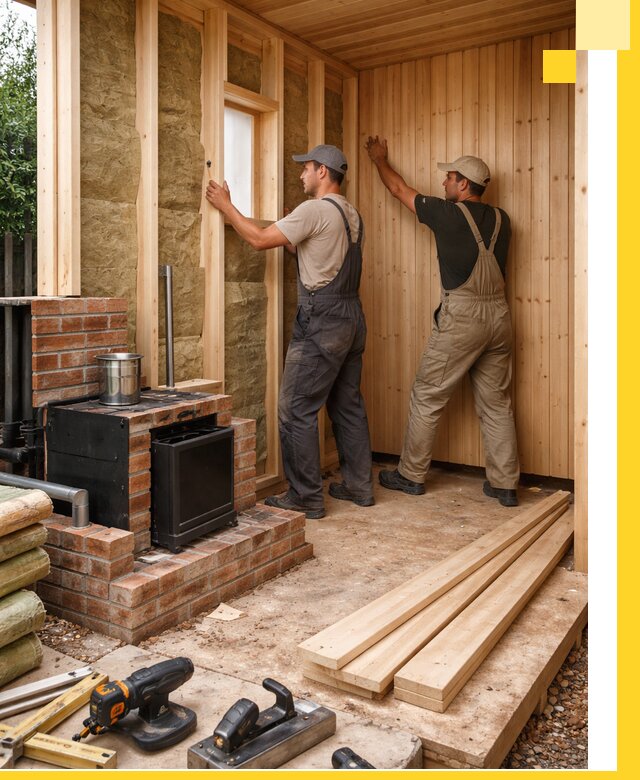 Строительство и установка дачных саун под ключ в Дзержинске