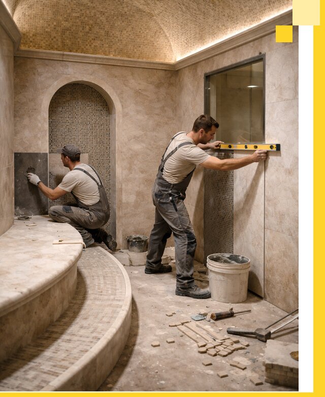 Проектирование и строительство саун с хамамом под ключ в Дзержинске