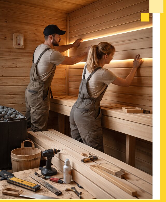 Дизайн саун и бань под ключ с индивидуальным проектом в Дзержинске