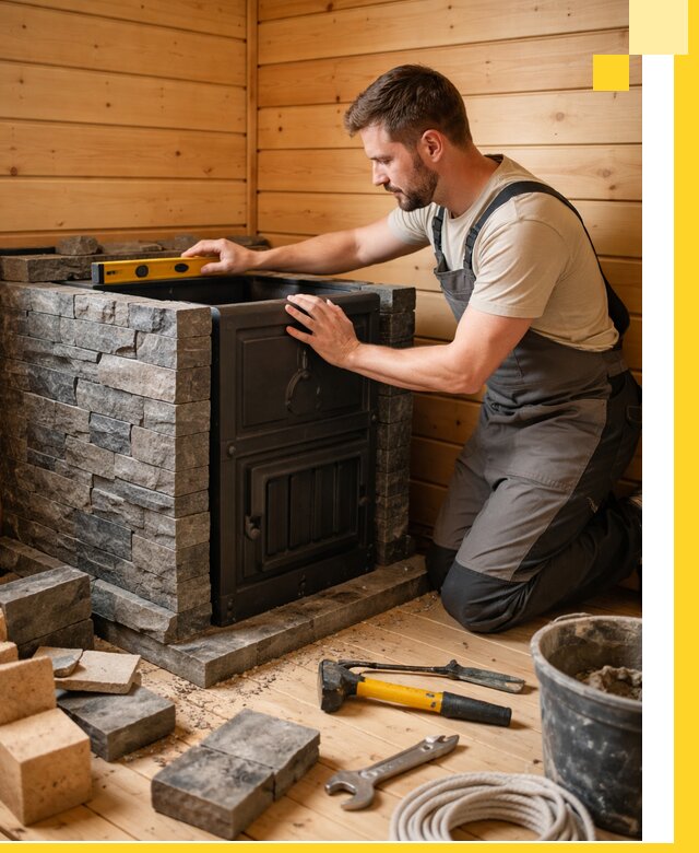 Производство и установка печей для саун под ключ в Дзержинске