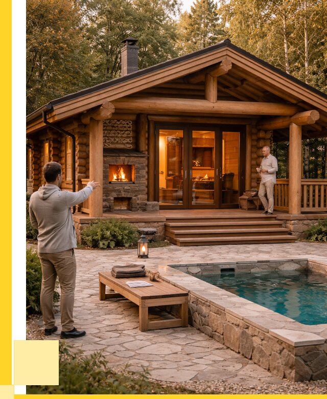 Проекты бань и хамам в Дзержинске от 25418 р. | ЭриданДзр