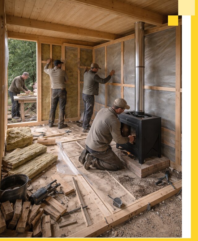 Профессиональный монтаж бань под ключ в Дзержинске для дома