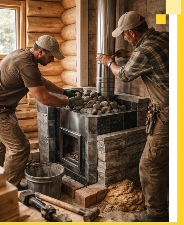 Строительство и отделка русских бань под ключ в Дзержинске