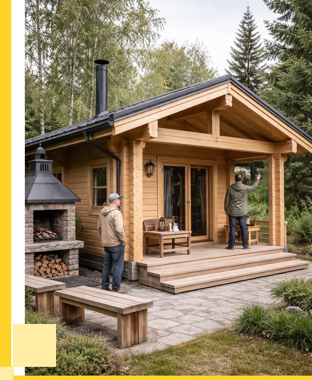 Деревянные бани под ключ в Дзержинске от 457515 р. | ЭриданДзр