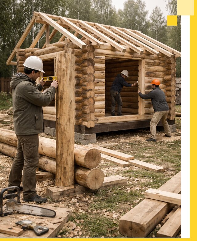 Строительство бань для дачи под ключ в Дзержинске с доставкой и монтажом