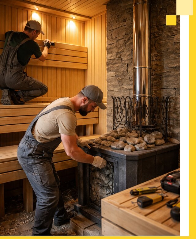 Комплексный дизайн бань, саун и зон отдыха в Дзержинске